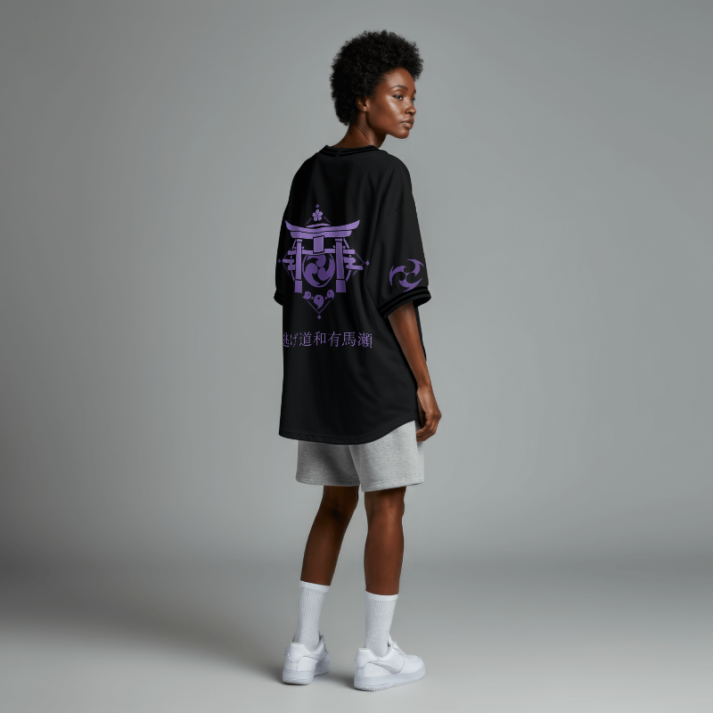 Electro Theme Oversized Tshirt | Genshin Impact | Graphic Tshirt