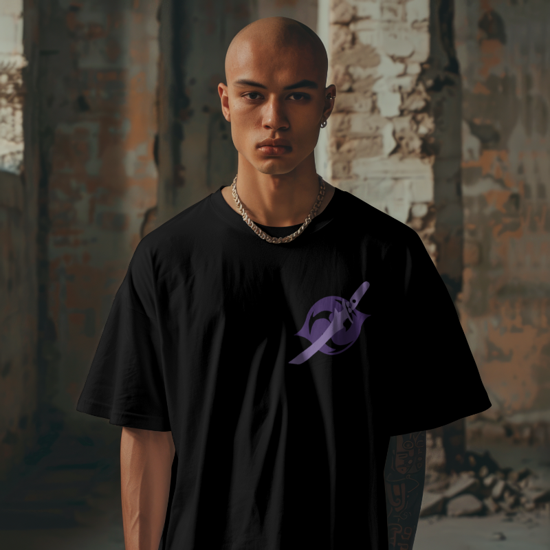 Electro Theme Oversized Tshirt | Genshin Impact | Graphic Tshirt